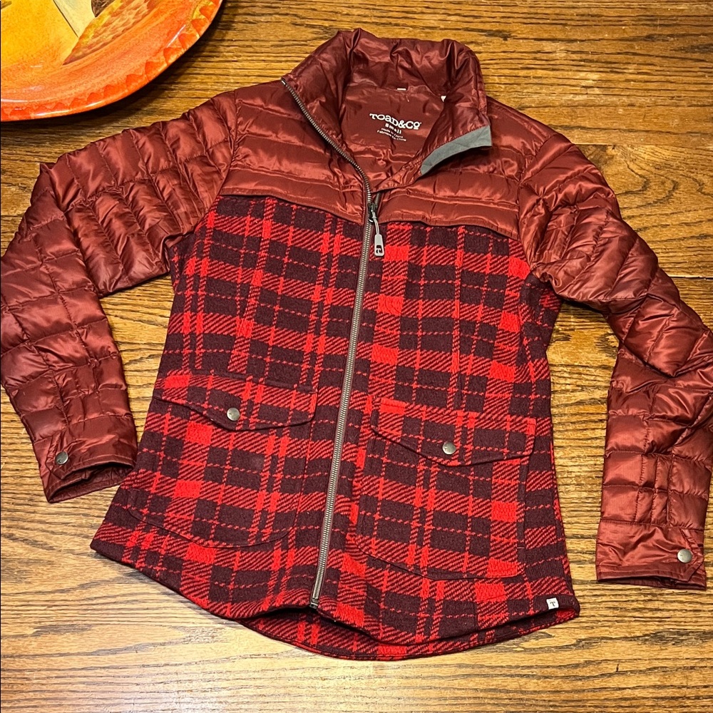 Toad&Co Title Nine Breckinridge wool and puffer jacket
